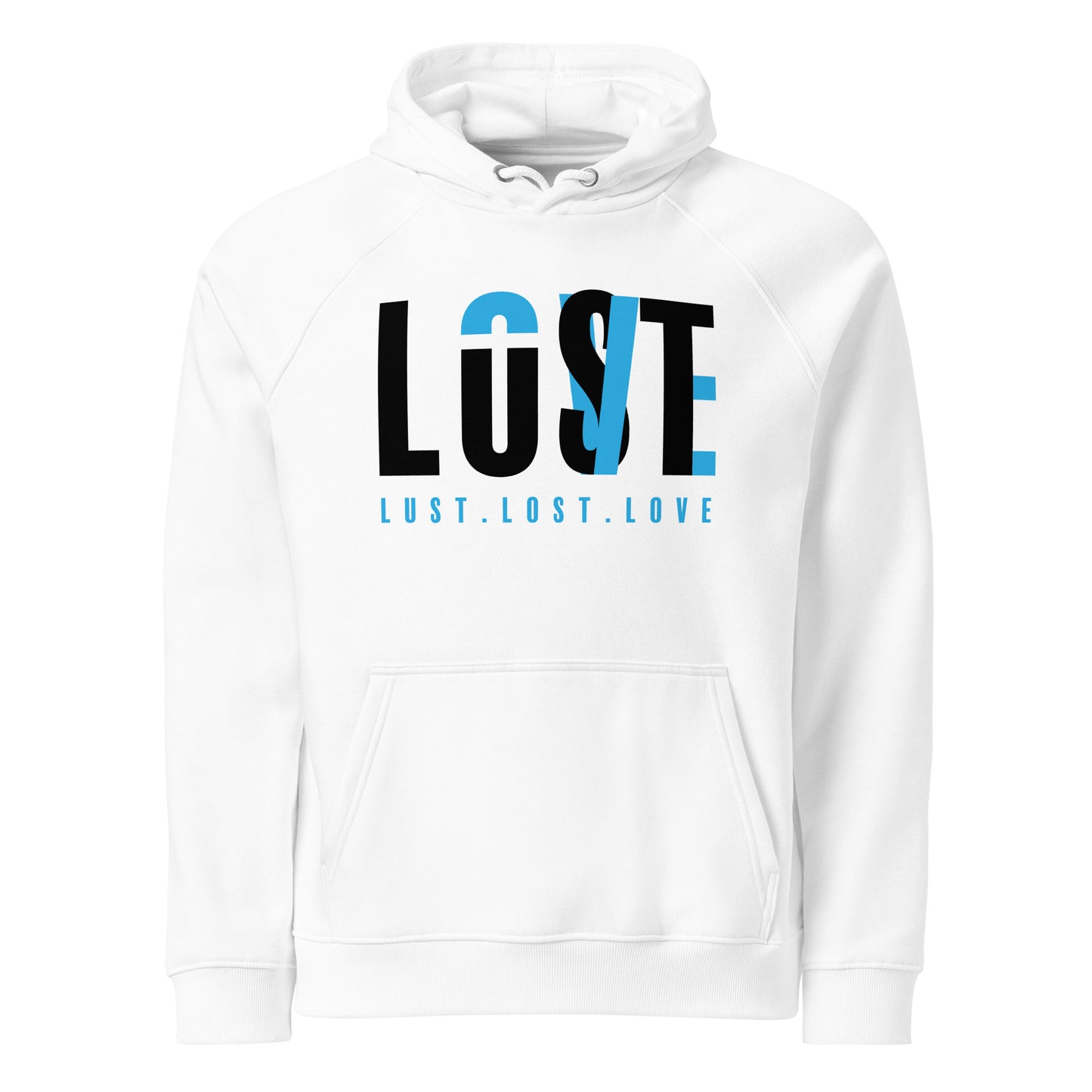 L3 Typography Graphic Men Eco Raglan Hoodie