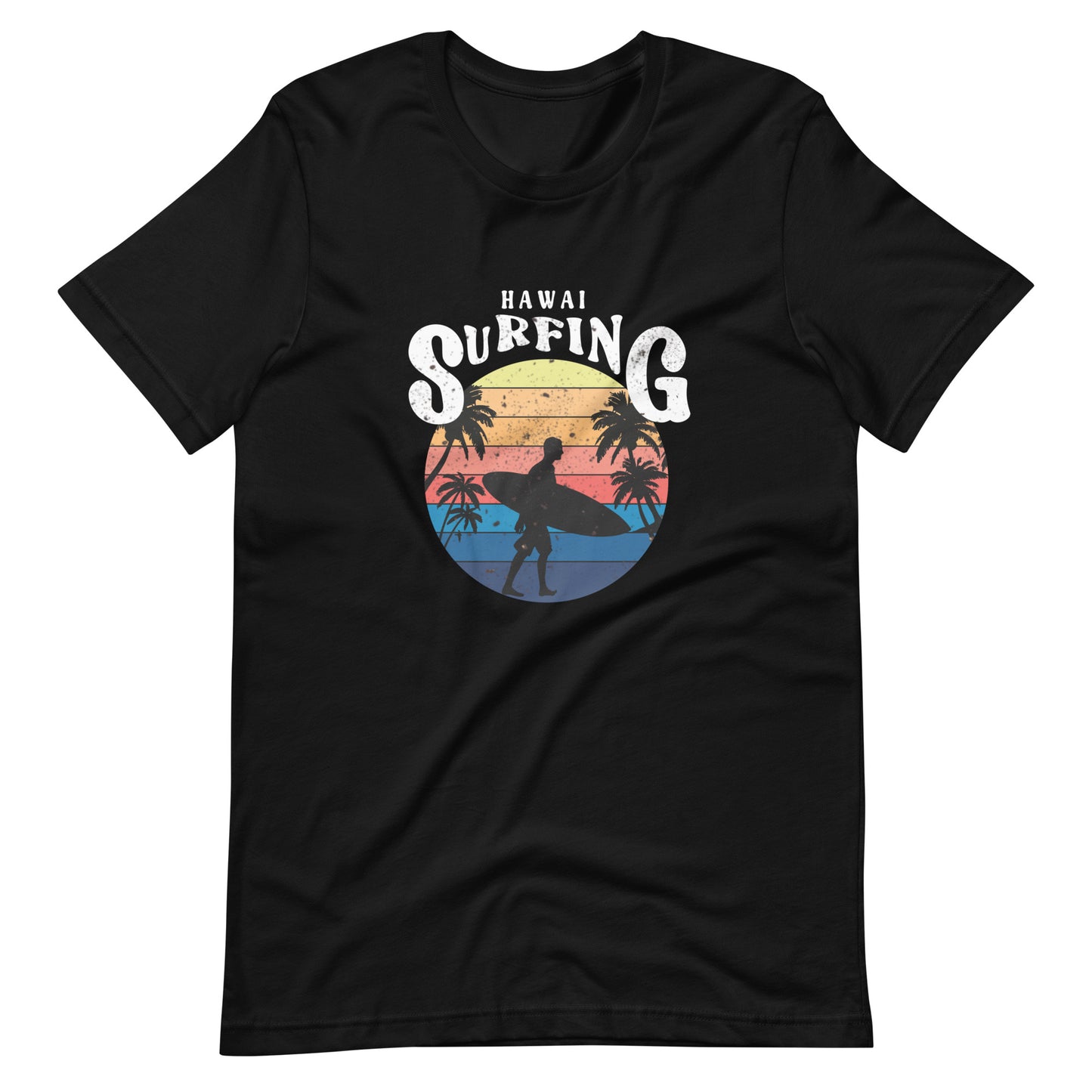 Hawai Surfing Vintage Graphic Men Staple Eco T-shirt