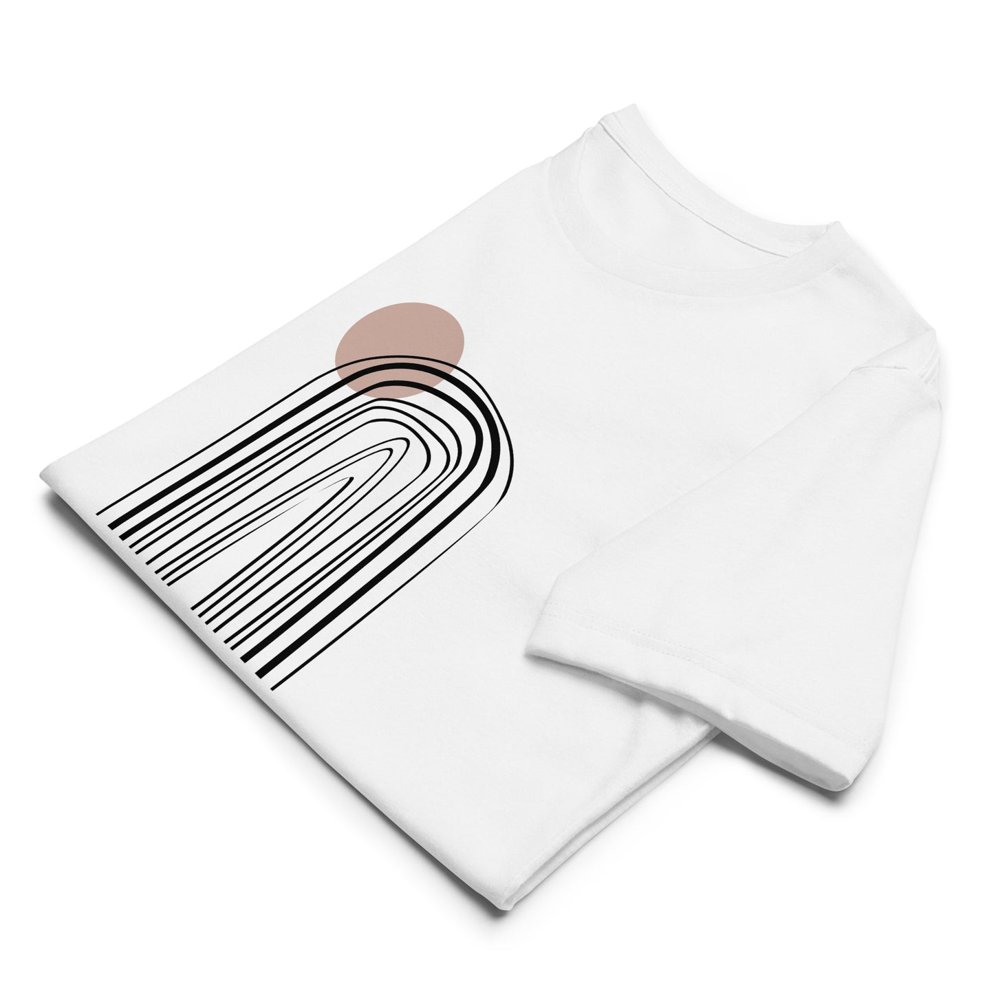 Abstract Lines Graphic Women Staple Eco T-shirt