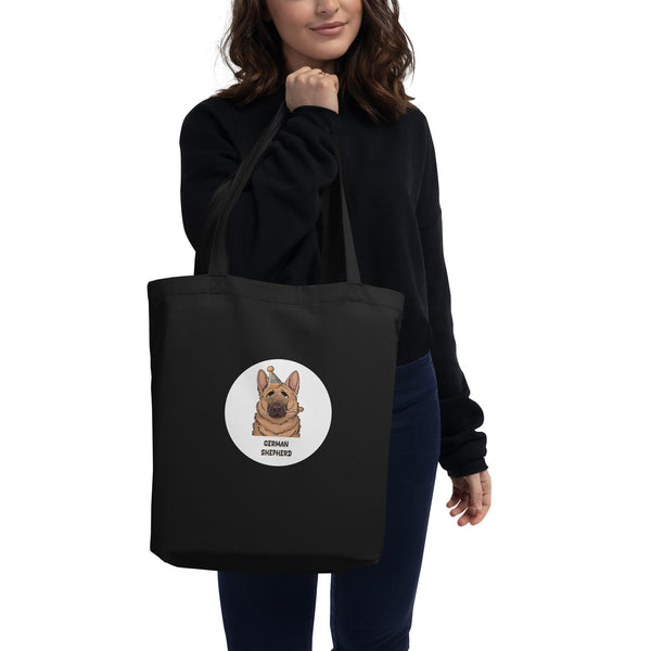 German Shepherd Graphic Eco Tote Bag