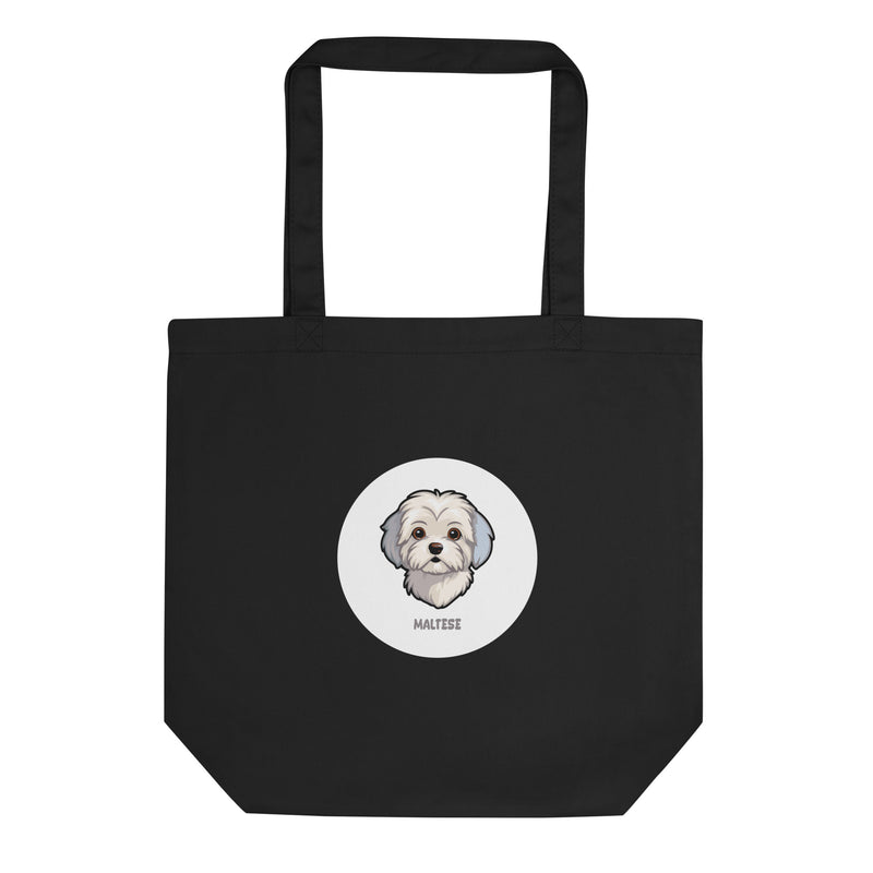 Maltese Graphic Eco Tote Bag