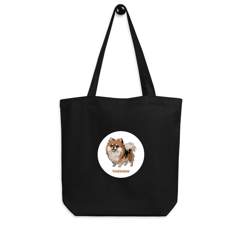 Pomeranian Graphic Eco Tote Bag