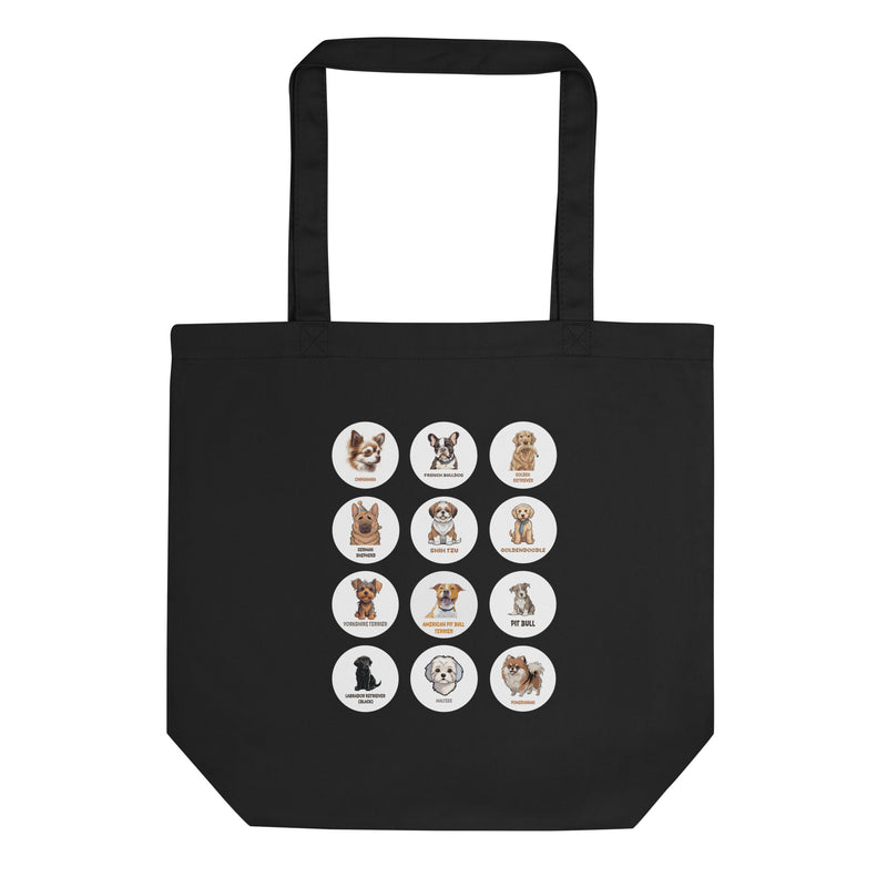 Dogs Collage Graphic Design Eco Tote Bag