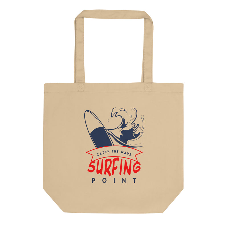 Surfing Point Vintage Graphic Eco Tote Bag