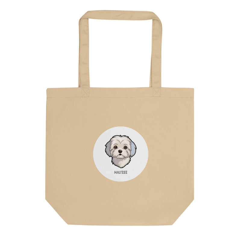 Maltese Graphic Eco Tote Bag