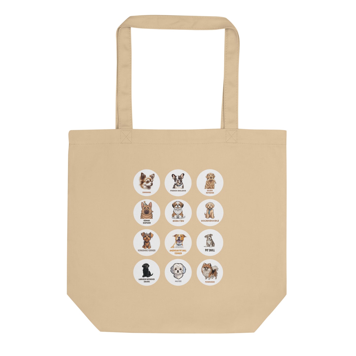 Dogs Collage Graphic Design Eco Tote Bag