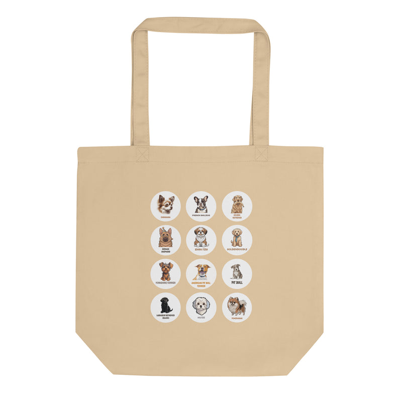 Dogs Collage Graphic Design Eco Tote Bag