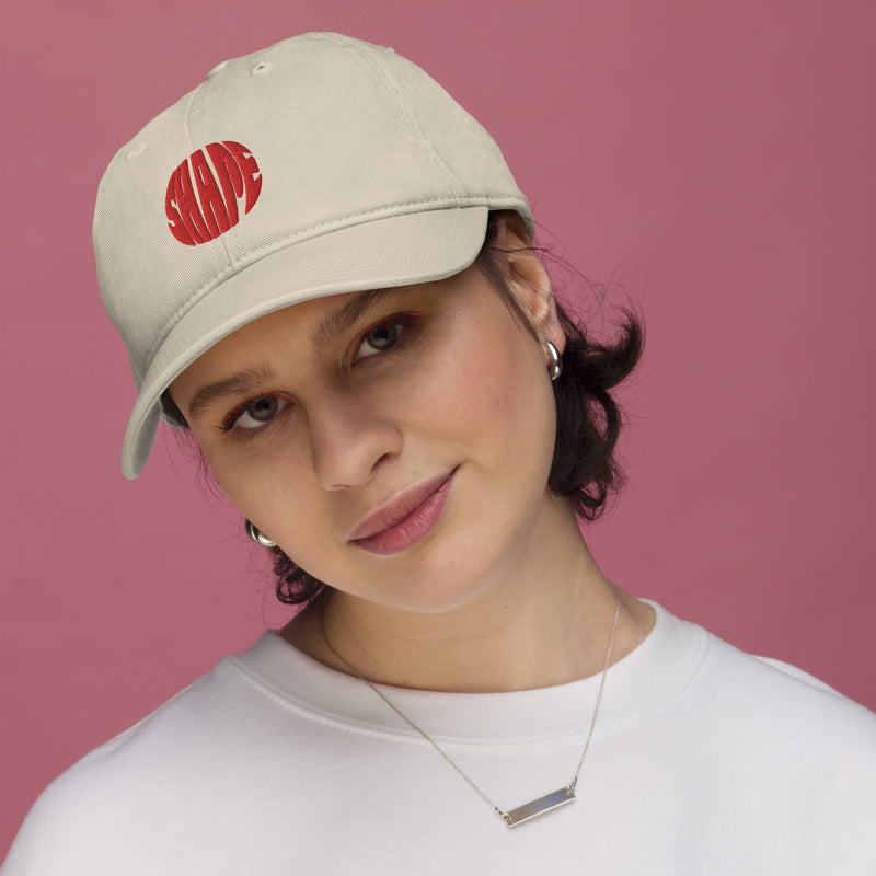 Shape Typography Graphic Organic Dad Hat