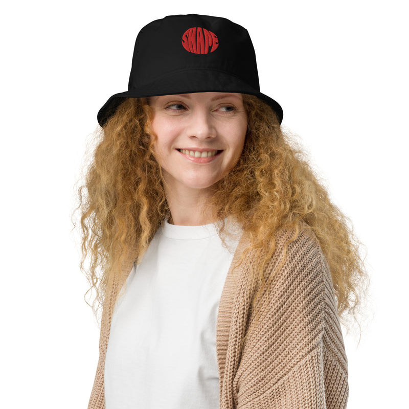 Shape Typography Graphic Organic Bucket Hat