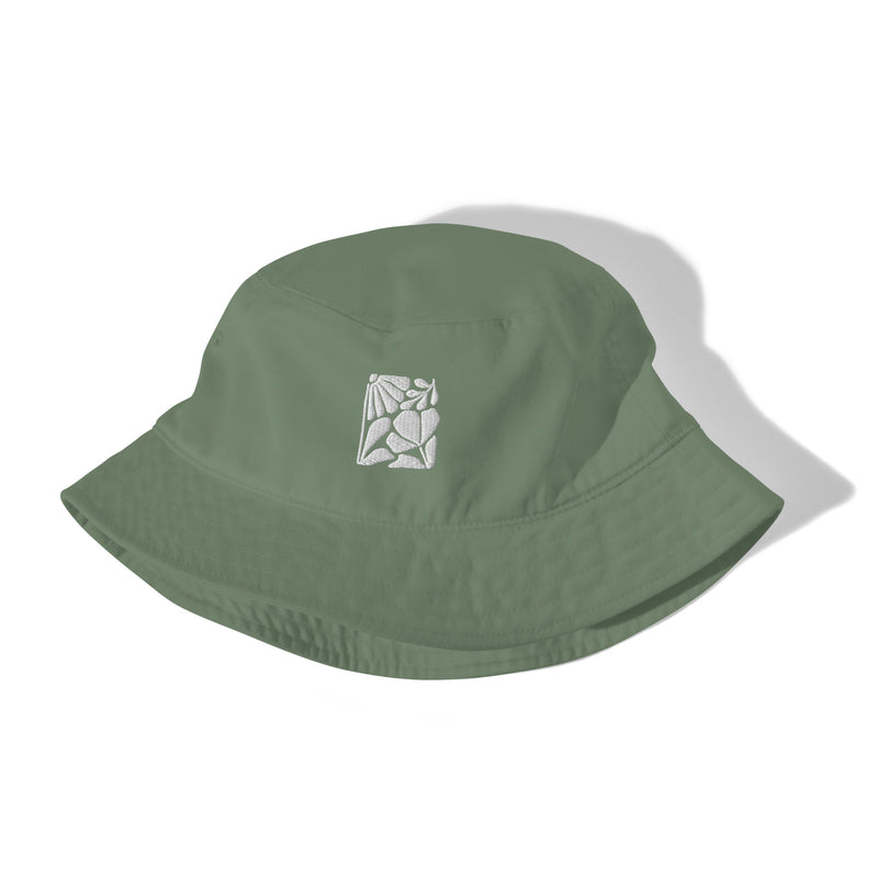 Abstract Leaf Graphic Organic Bucket Hat