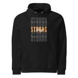 Stay Strong Typography Graphic Men Eco Raglan Hoodie