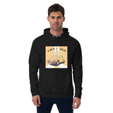 Men's Vintage Graphic Hoodie(Black)