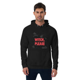 Witch Please Halloween Men Eco Raglan Hoodie