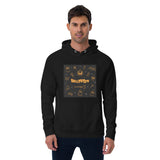 Multiple Halloween Graphic Men Eco Raglan Hoodie