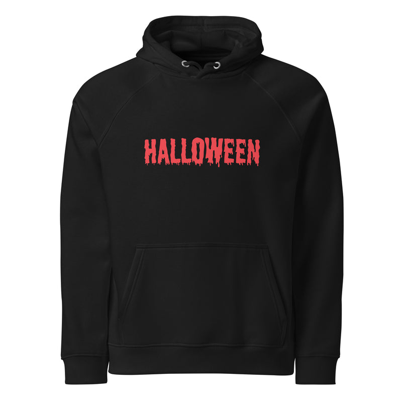 Blood Halloween Graphic Men Eco Raglan Hoodie