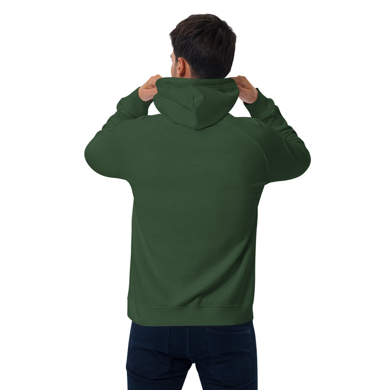 Spooky Halloween Graphic Men Eco Raglan Hoodie