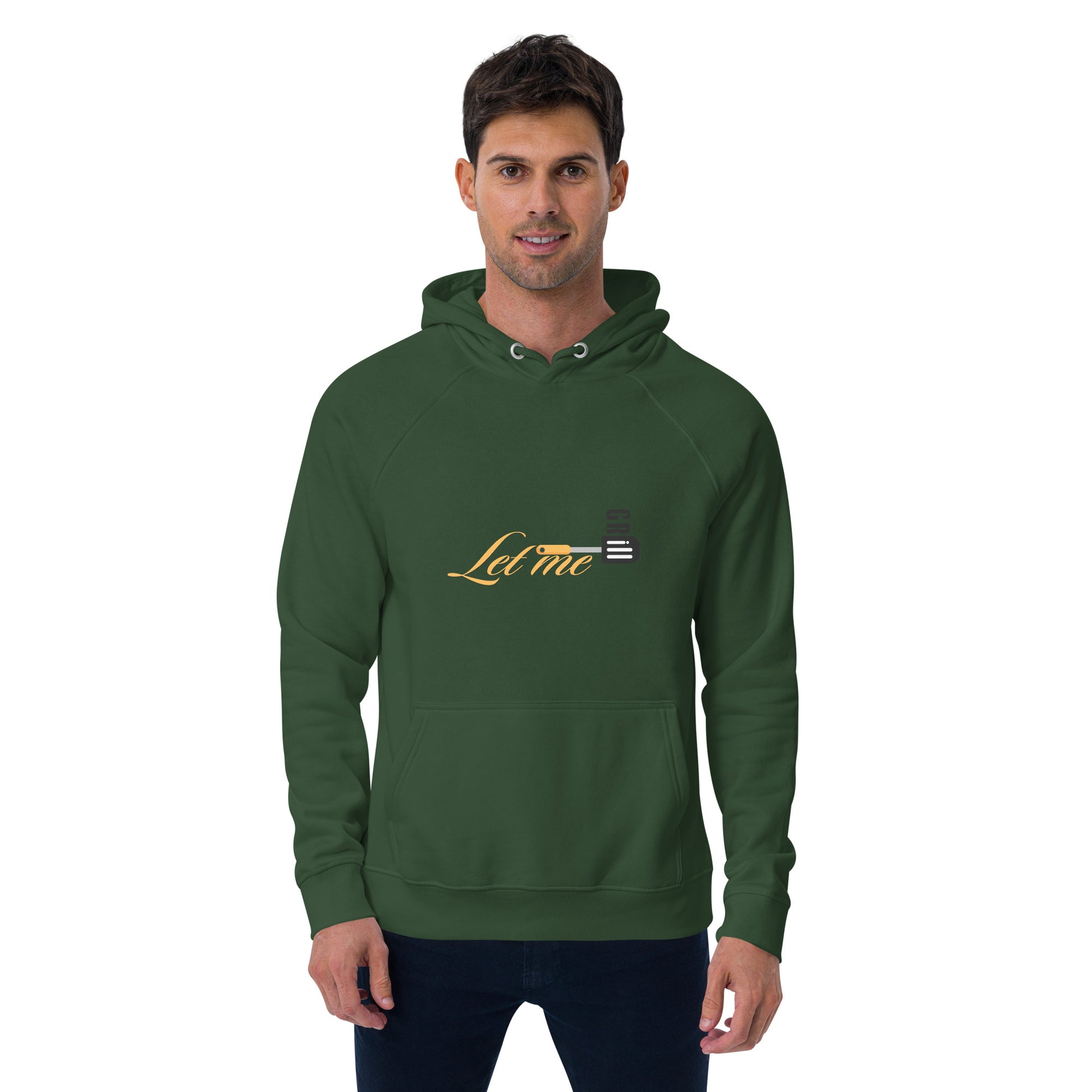 Men's Graphic Hoodie(Bottle Green)