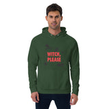 Witch Please Halloween Men Eco Raglan Hoodie