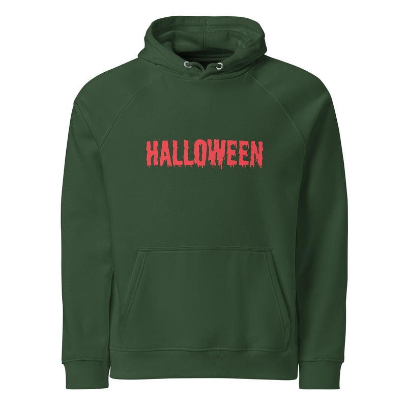 Blood Halloween Graphic Men Eco Raglan Hoodie