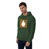 Spooky Halloween Graphic Men Eco Raglan Hoodie