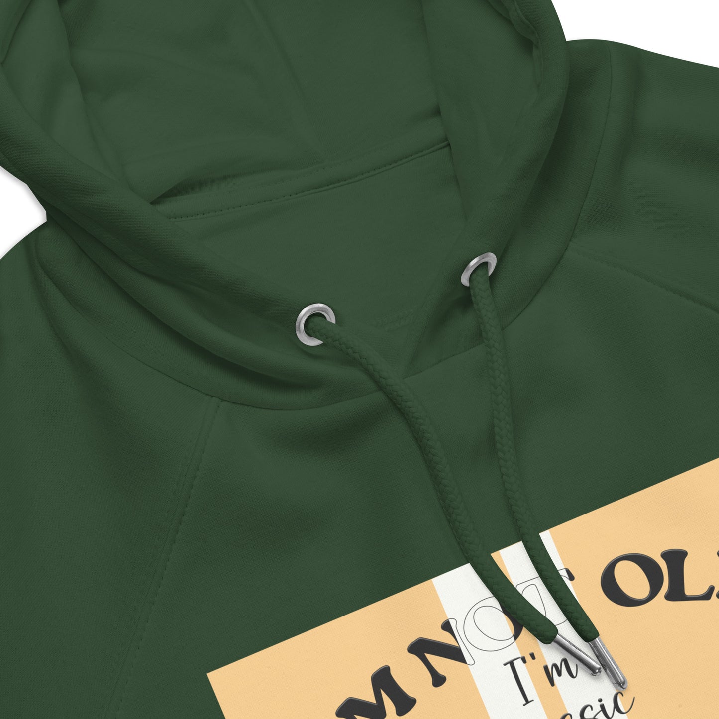 I'm Not Old, I'm Classic Vintage Graphic Women Eco Raglan Hoodie