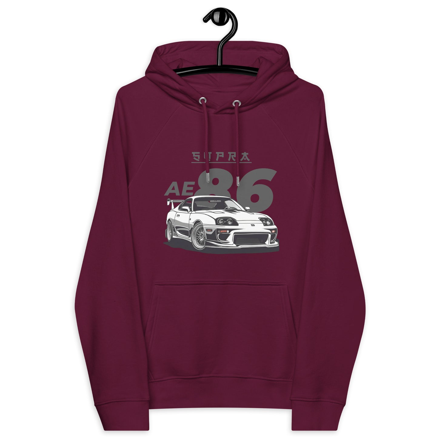 Supraa AE 86 Vintage Graphic Men Eco Raglan Hoodie