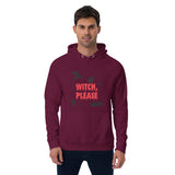 Witch Please Halloween Men Eco Raglan Hoodie