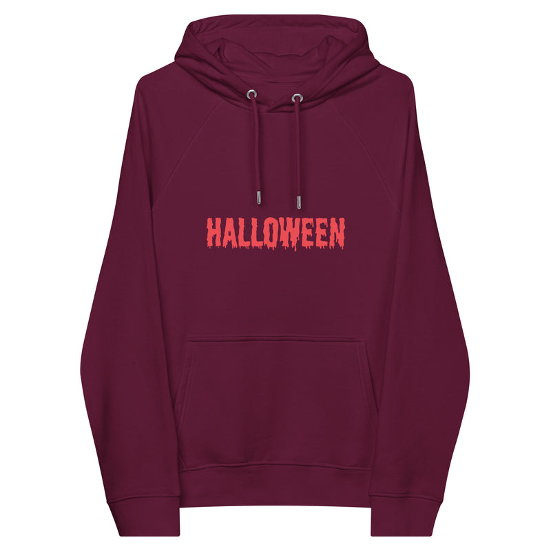 Blood Halloween Graphic Women Eco Raglan Hoodie