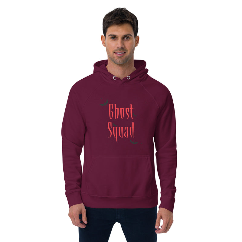 Ghost Squad Halloween Graphic Men Eco Raglan Hoodie