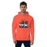 Burnt Orange Vintage Graphic Hoodie