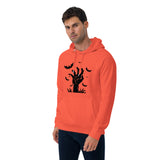 Hand Halloween Graphic Men Eco Raglan Hoodie