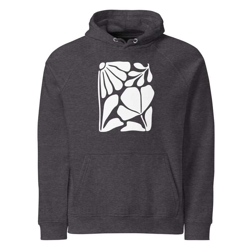 Abstract Leaf Graphic Women Eco Raglan Hoodie