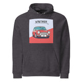 Mr Bean Car Vintage Graphic Women Eco Raglan Hoodie