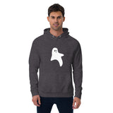 Ghost Halloween Graphic Men Eco Raglan Hoodie