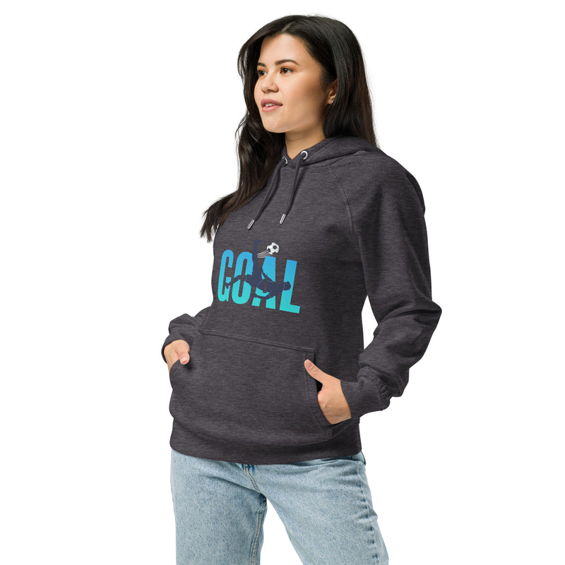 Goal Typography Graphic Women Eco Raglan Hoodie