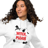 Witch Please Halloween Women Eco Raglan Hoodie