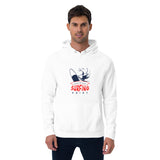 Surfing Point Vintage Graphic Men Eco Raglan Hoodie