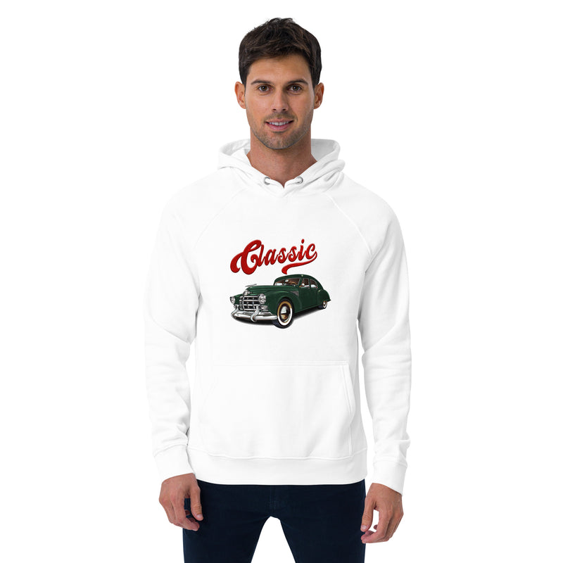 Classic Vintage Graphic Men Eco Raglan Hoodie