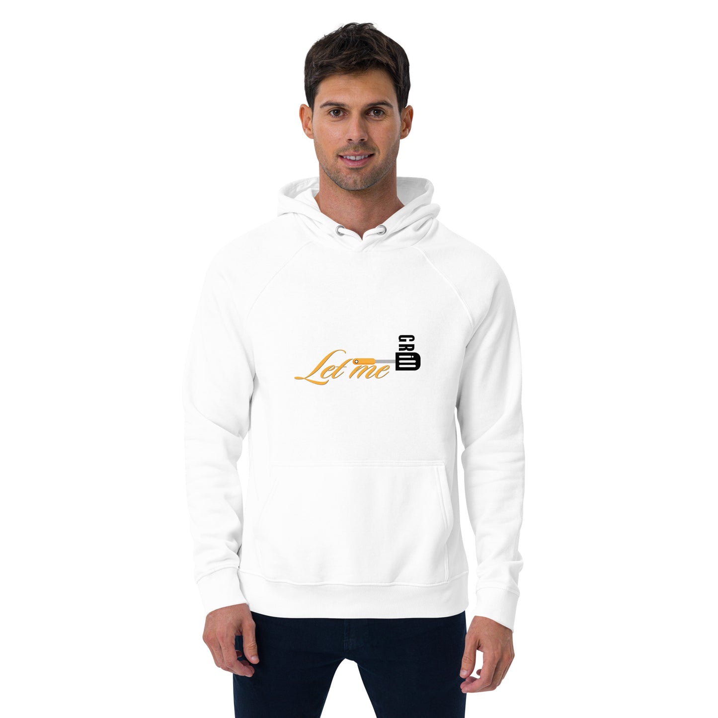 Men's Graphic Hoodie(White)