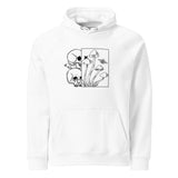 Skull Halloween Graphic Women Eco Raglan Hoodie