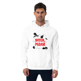 Witch Please Halloween Men Eco Raglan Hoodie