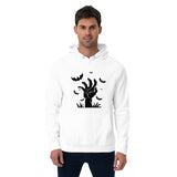 Hand Halloween Graphic Men Eco Raglan Hoodie