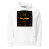 Multiple Halloween Graphic Women Eco Raglan Hoodie