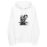 Scary Faces Halloween Graphic Men Eco Raglan Hoodie