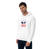 Surfing Point Vintage Graphic Men Eco Raglan Hoodie