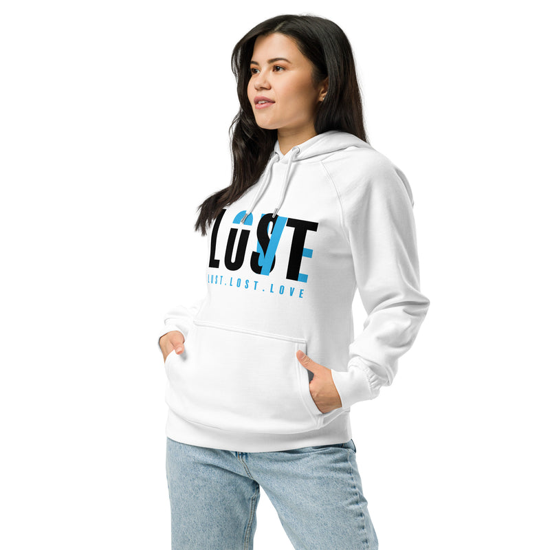 L3 Typography Graphic Women Eco Raglan Hoodie