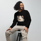 Boo Halloween Graphic Men Organic Sweatshirt