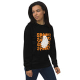 Spooky Halloween Graphic Women Organic Sweatshirt