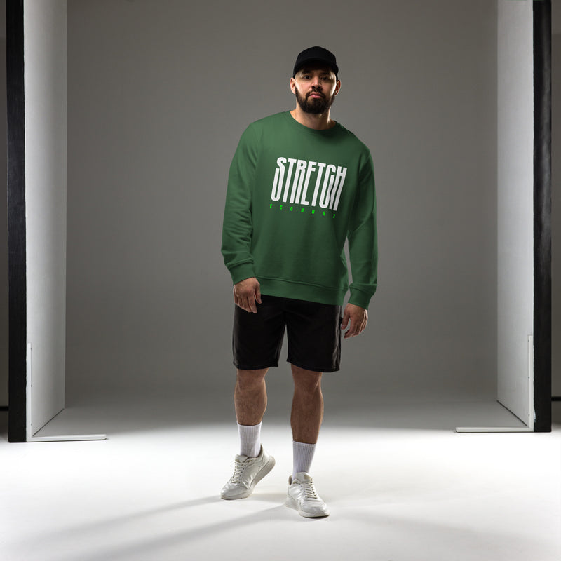 Typography Sweatshirt(Bottle Green)