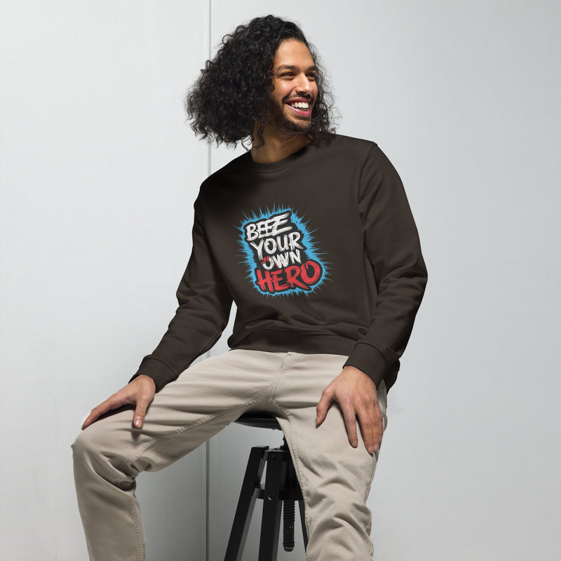 Men's Organic Sweatshirt(Deep Charcoal Grey)